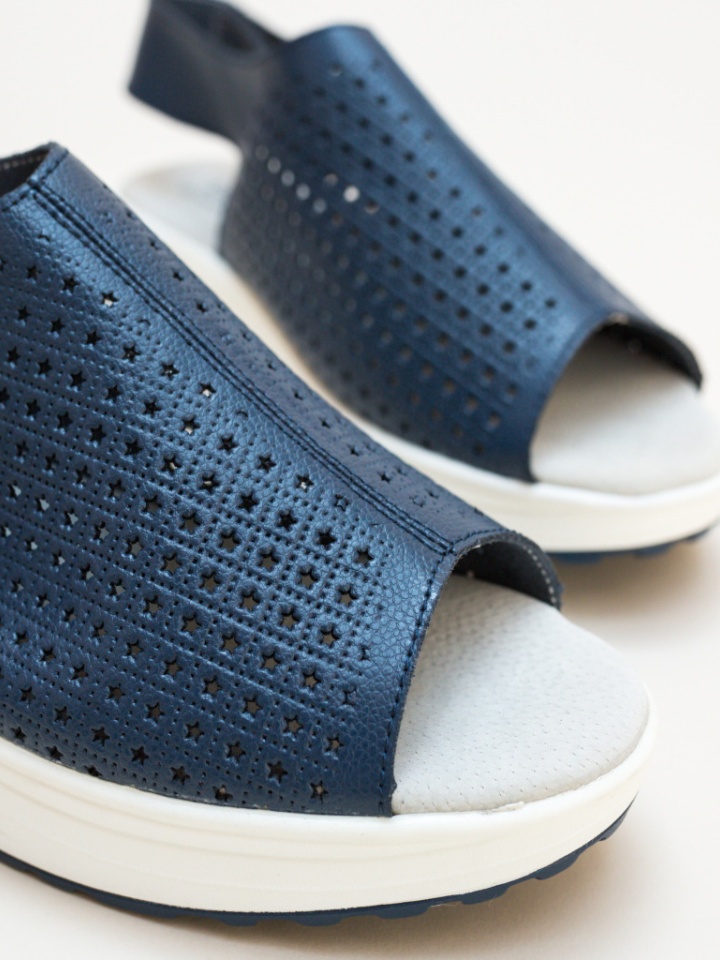 Sandali con plateau Blu navy Liberty - Img 12