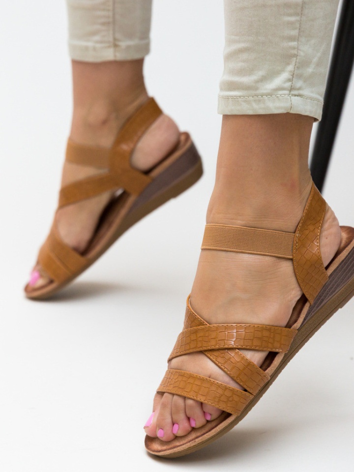 Sandali con plateau Camel REYNAL - Img 1