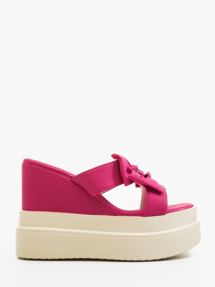 Sandali con plateau Fuchsia Reteon - Img 6