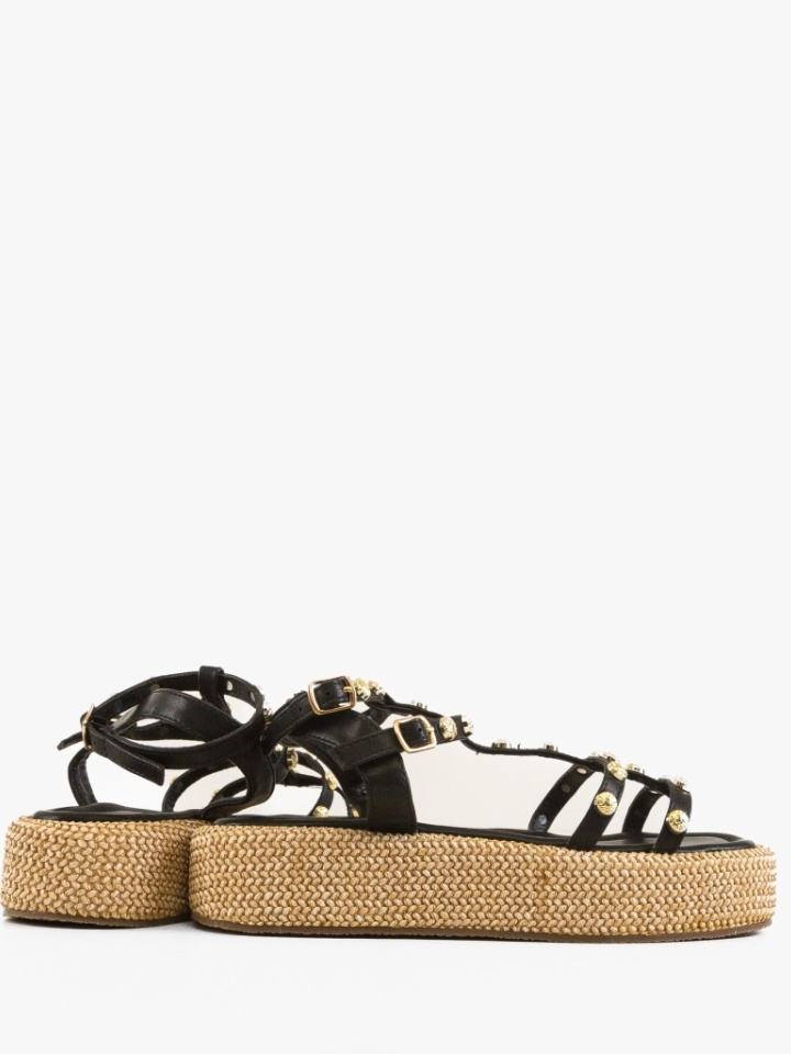 Sandali Neri Straw - Img 4