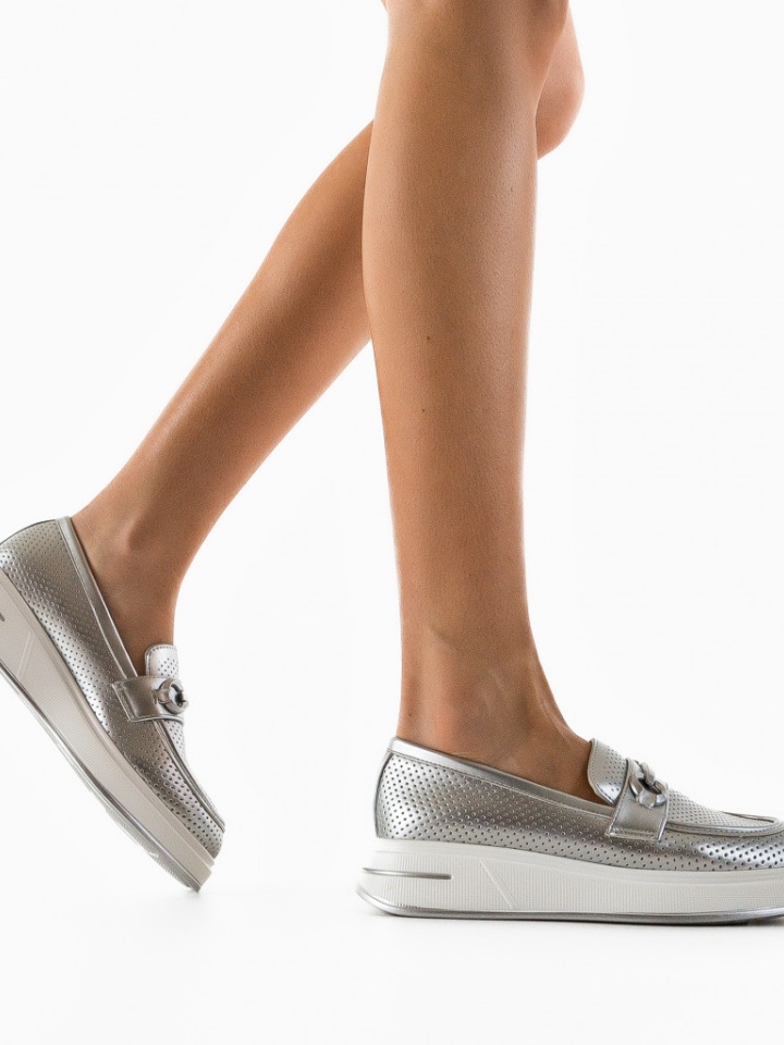 Scarpe casual Argento Mirrey - Img 3