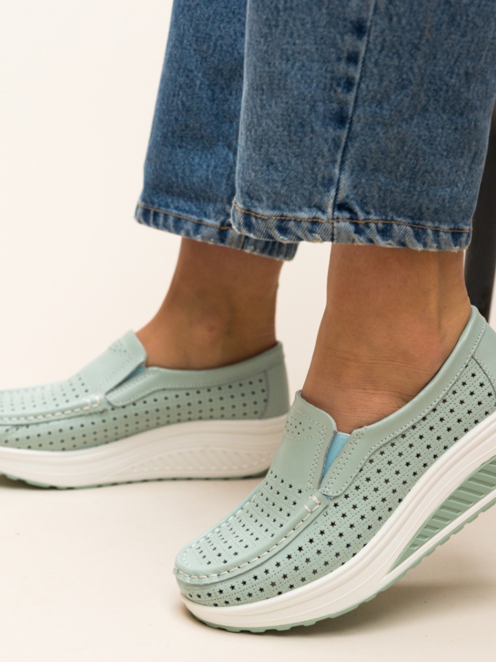 Scarpe casual Azzurre Bicaz - Img 3