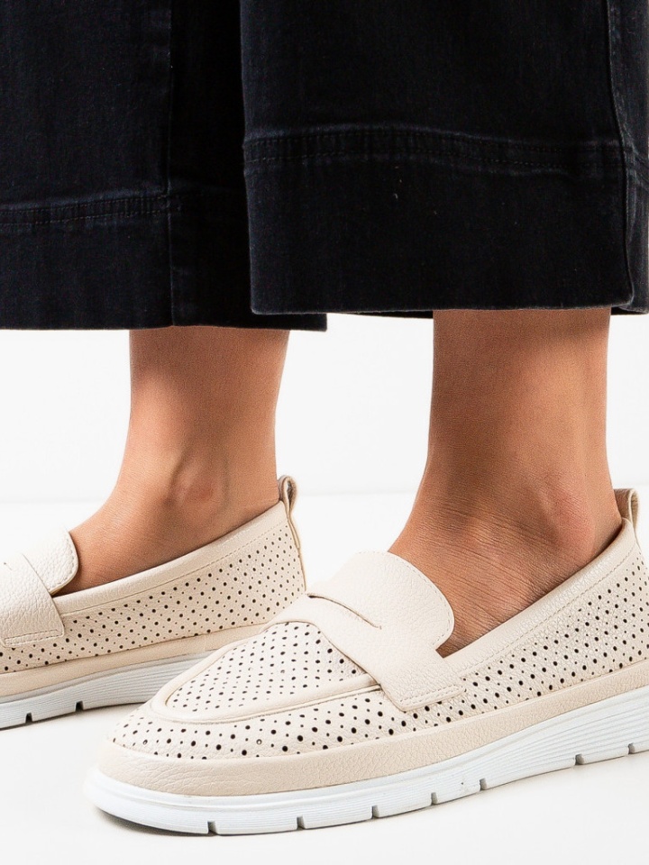 Scarpe casual Beige Amina - Img 3