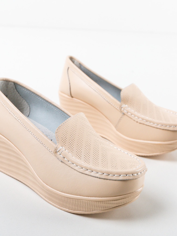 Scarpe casual Beige Ely - Img 6