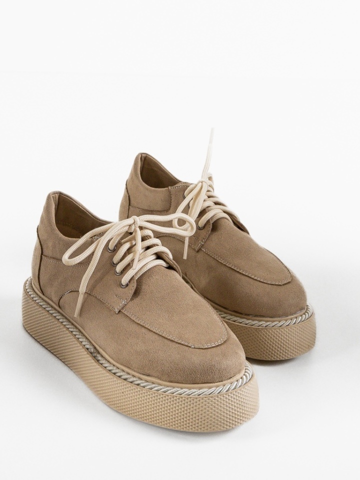 Scarpe casual Beige Fagen - Img 4