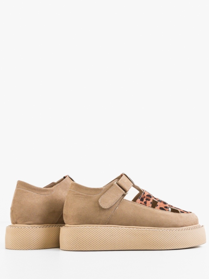 Scarpe casual Beige Gryndy - Img 4