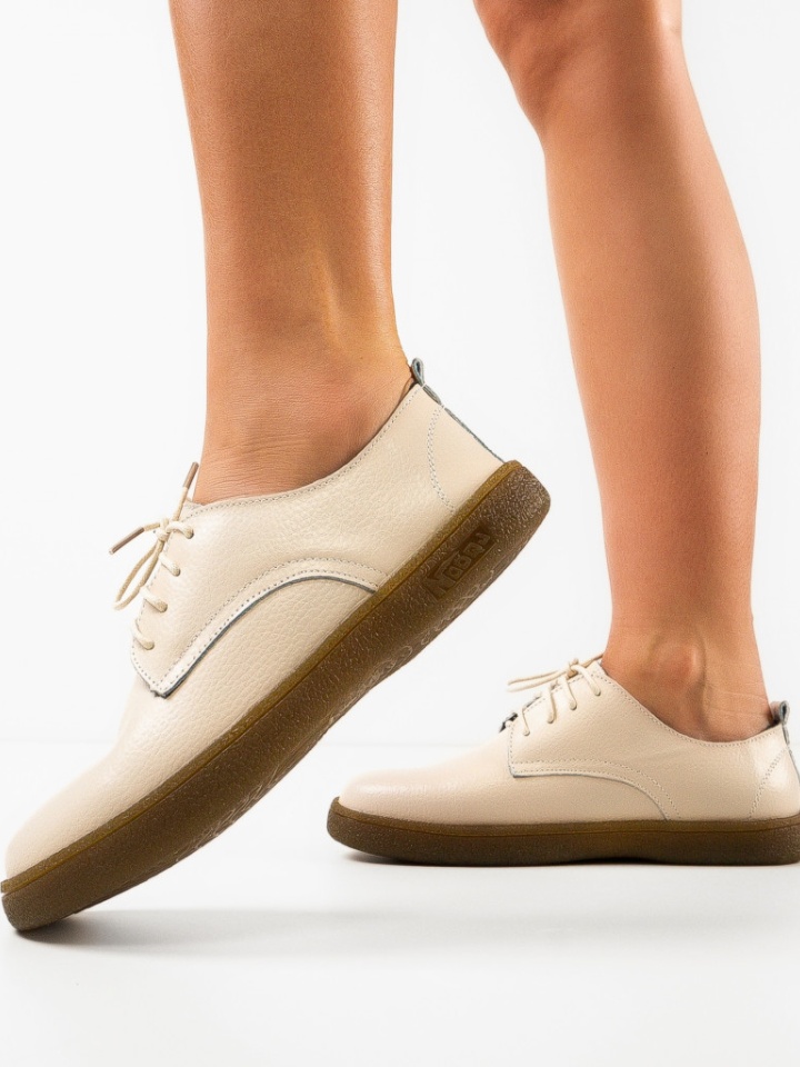 Scarpe casual Beige Lactose - Img 3