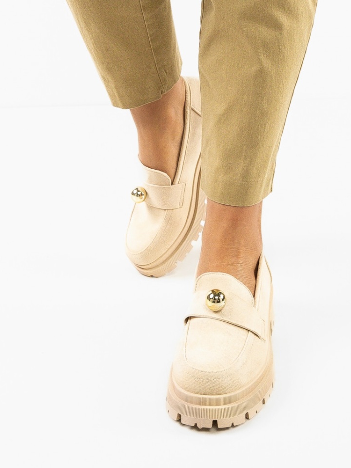 Scarpe casual Beige Nieve - Img 7