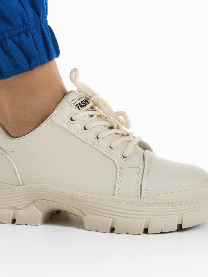 Scarpe casual Beige Tillie - Img 3