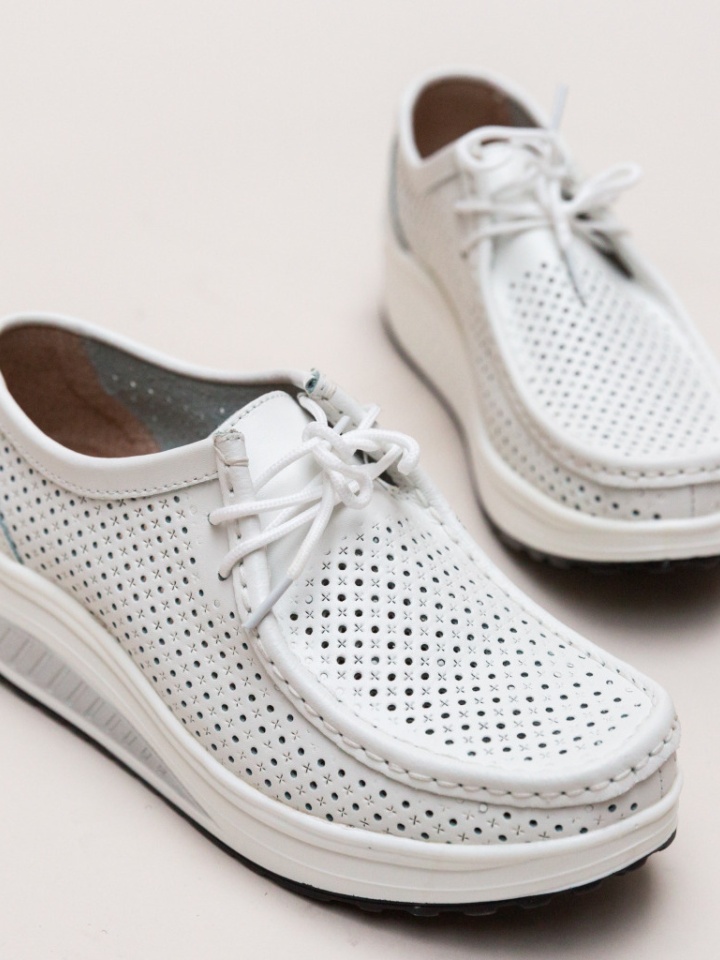 Scarpe casual Bianche Baroco - Img 7
