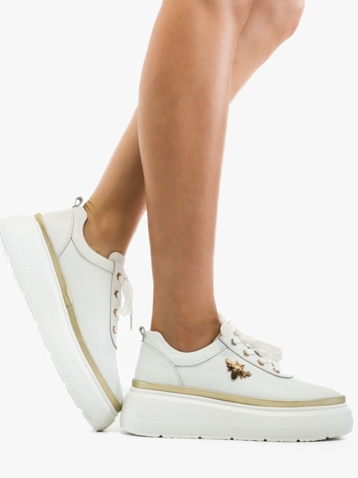 Scarpe casual Bianche Zumzy - Img 2