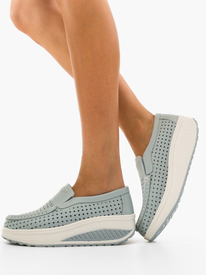Scarpe casual Blu Bicaz - Img 4