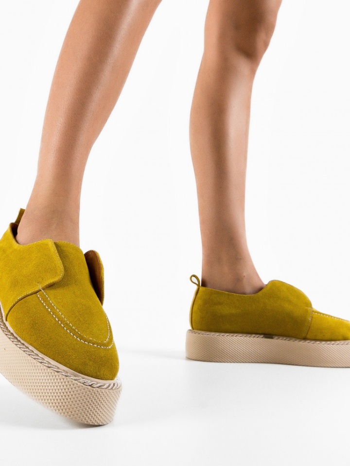 Scarpe casual Gialle Hanter - Img 2