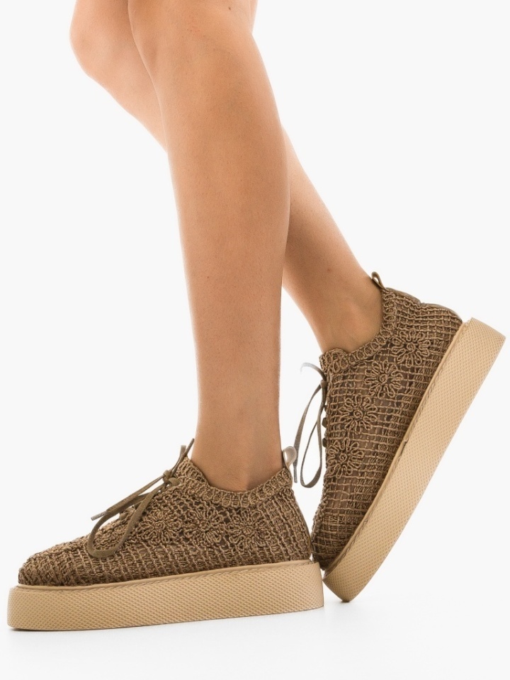 Scarpe casual Khaki Ystory - Img 5