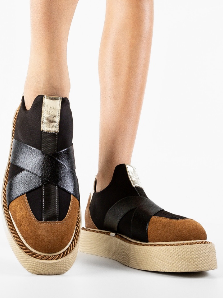 Scarpe casual Marroni Buubu - Img 3