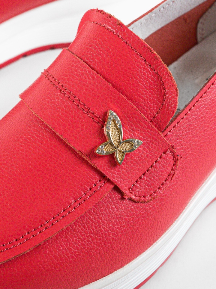 Scarpe casual Rosse Elvina - Img 8