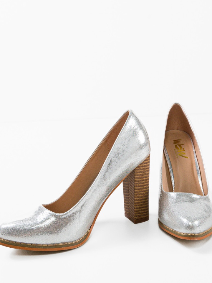 Scarpe da donna Argento Sulfo 2 - Img 6