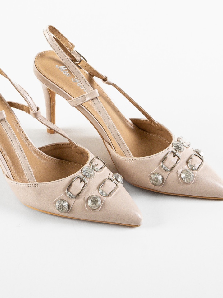 Scarpe da donna Beige Angu - Img 7