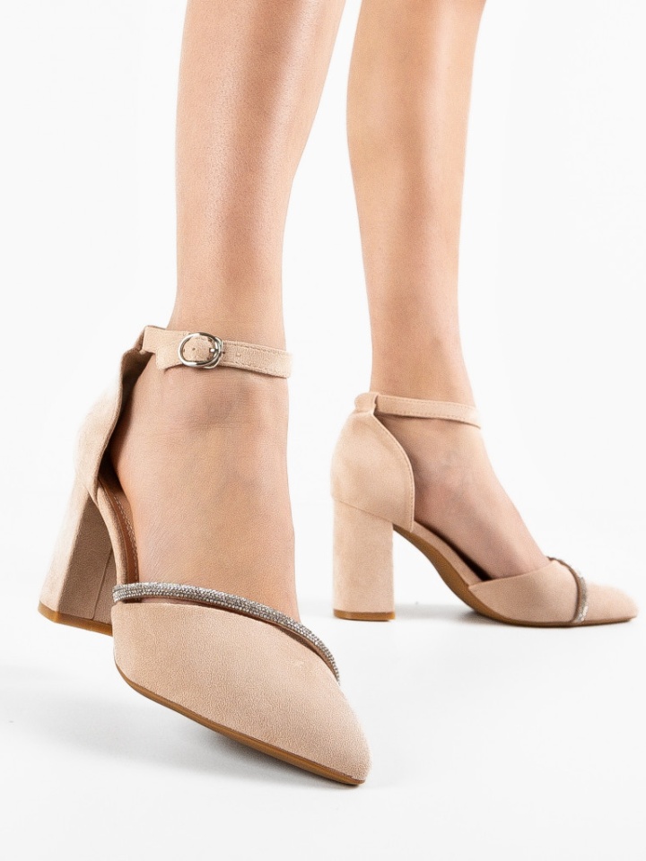 Scarpe da donna Beige Dem - Img 2