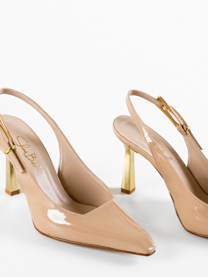 Scarpe da donna Beige Dortine - Img 4