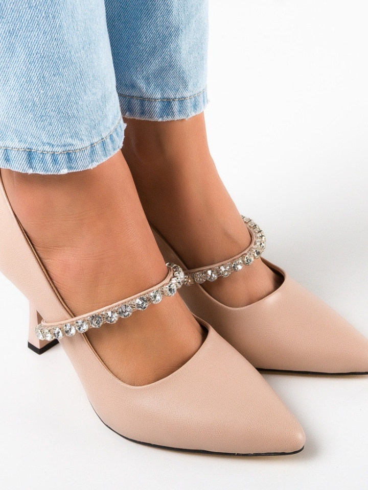 Scarpe da donna Beige Gaviro - Img 6