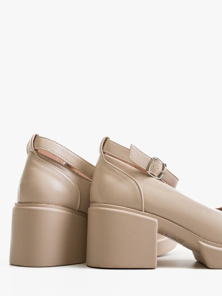 Scarpe da donna Beige Grima - Img 7