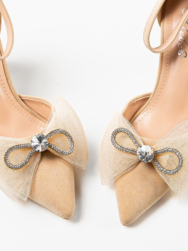 Scarpe da donna Beige Hersonisos - Img 3