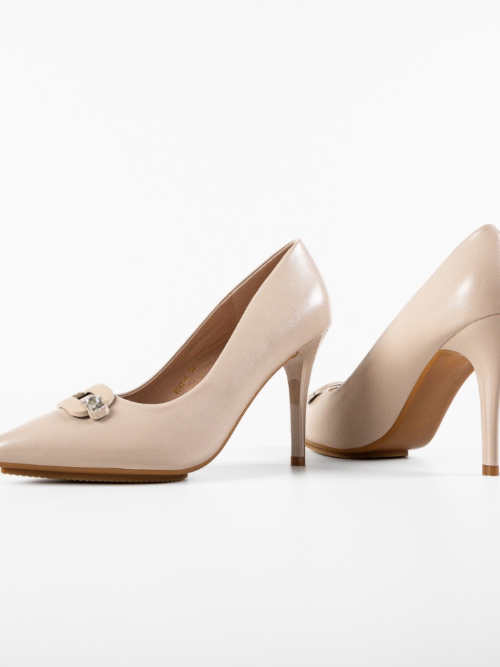 Scarpe da donna Beige Maliro - Img 5