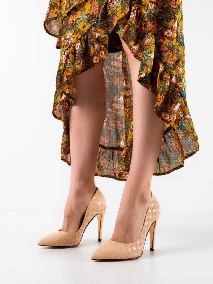 Scarpe da donna Beige Misy 4 - Img 2