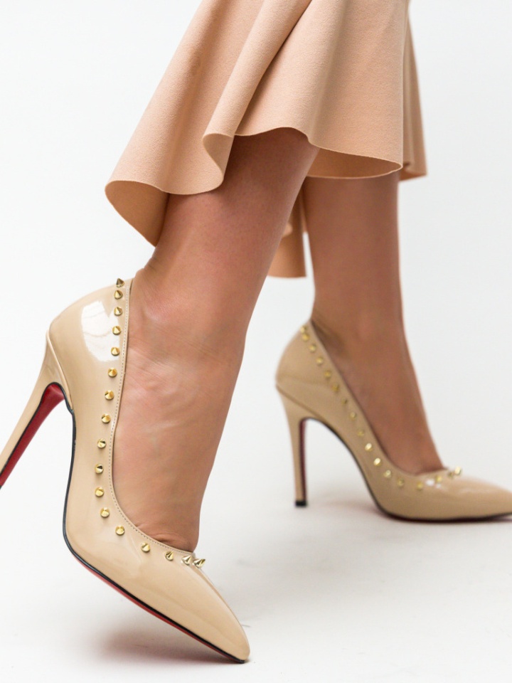 Scarpe da donna Beige Nicor - Img 4