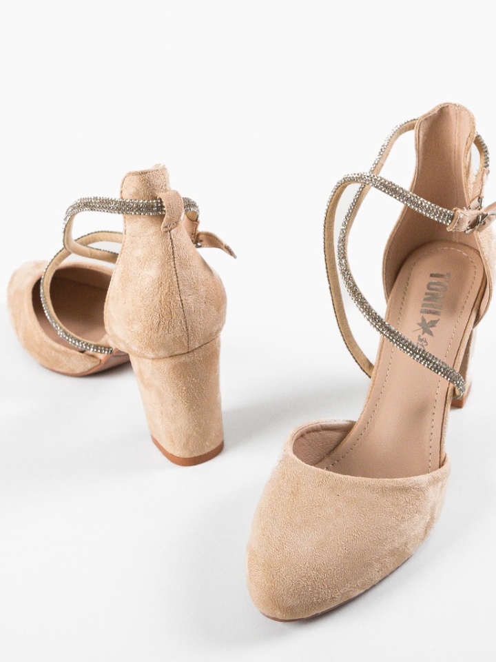 Scarpe da donna Beige Santos - Img 6