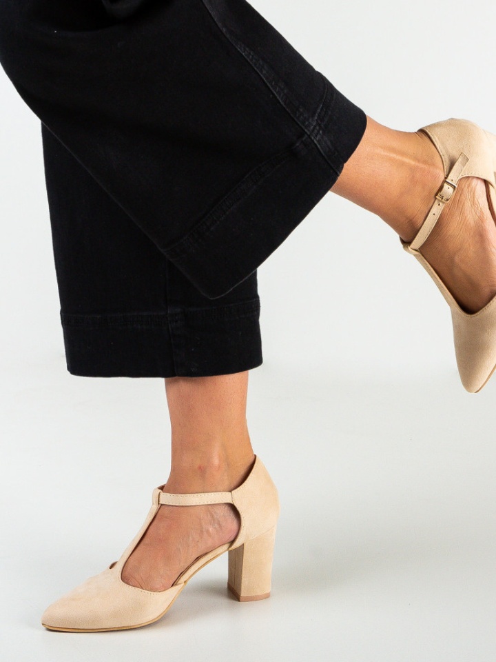 Scarpe da donna Beige Serio - Img 4