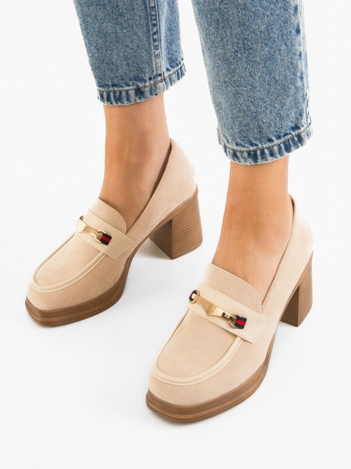 Scarpe da donna Beige Tamlan - Img 3