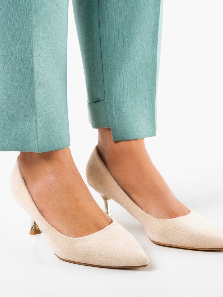 Scarpe da donna Beige Trois - Img 4