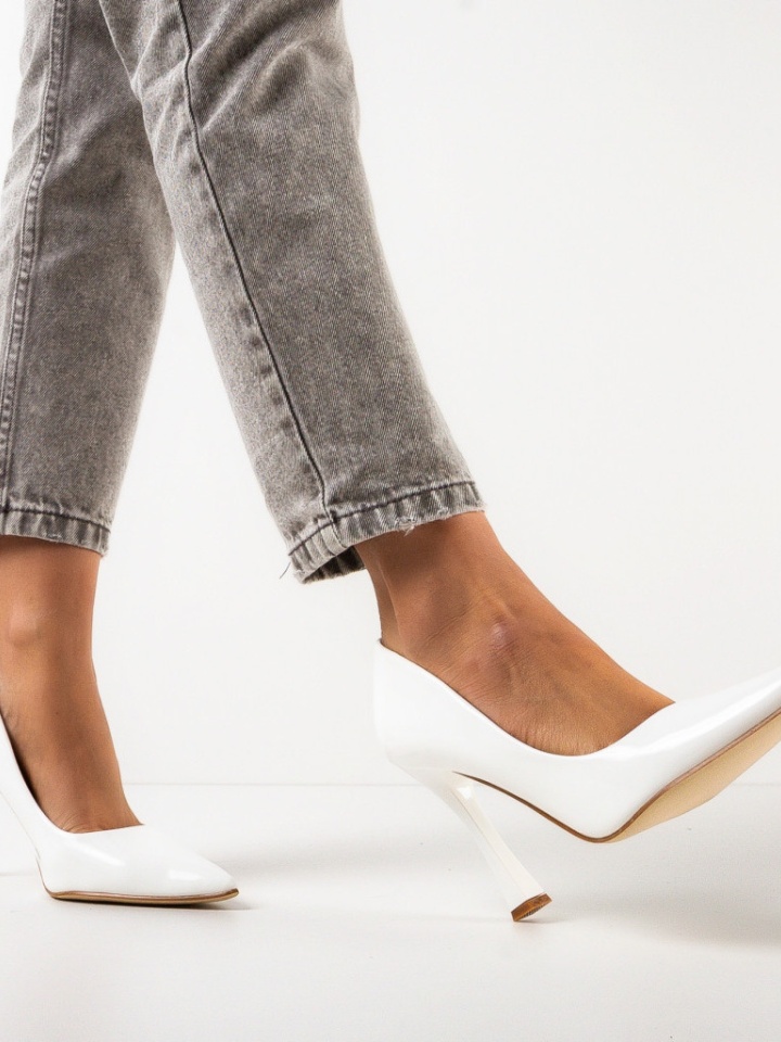 Scarpe da donna Bianche Lindo - Img 3