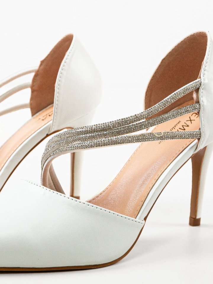 Scarpe da donna Bianche Pratima - Img 7