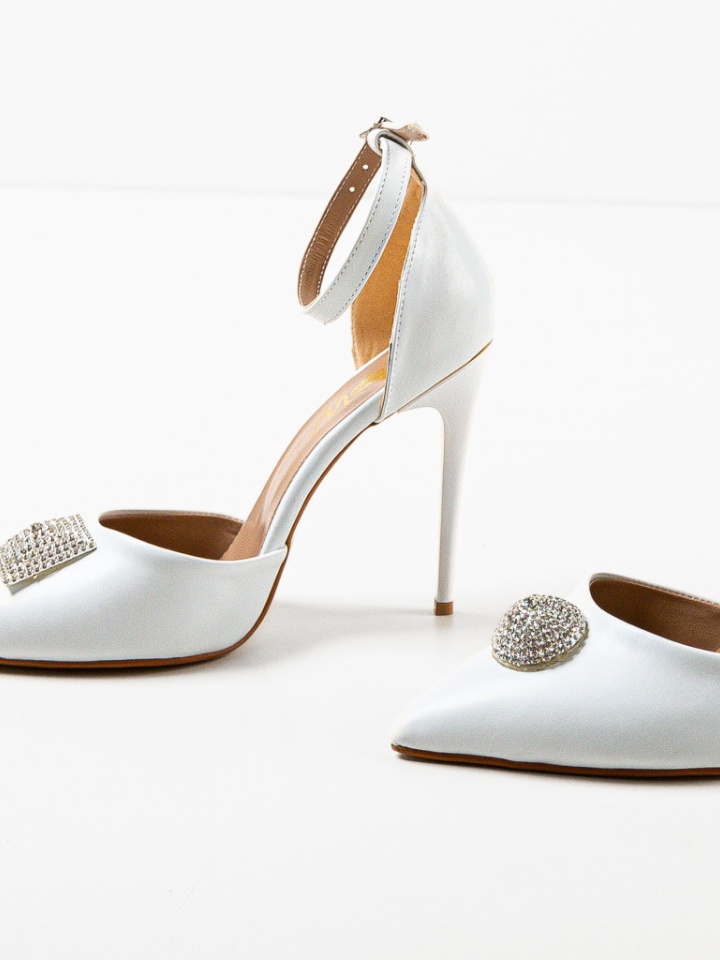 Scarpe da donna Bianche Sarina - Img 14