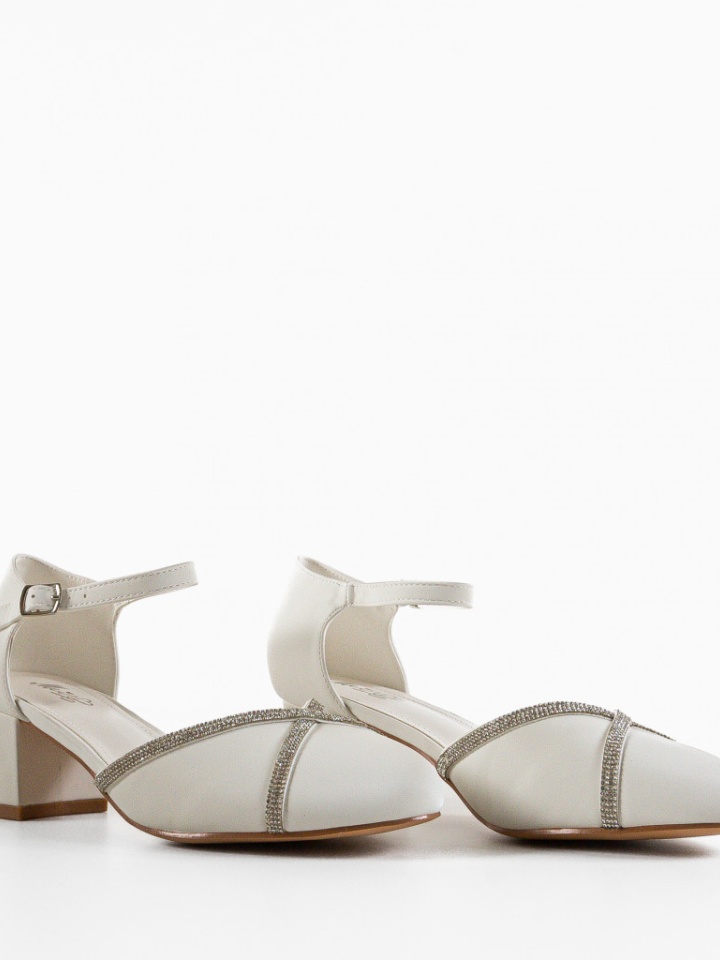Scarpe da donna Bianche Todorka - Img 5