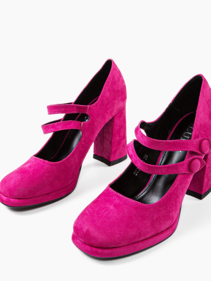 Scarpe da donna Fuchsia Vintage - Img 3