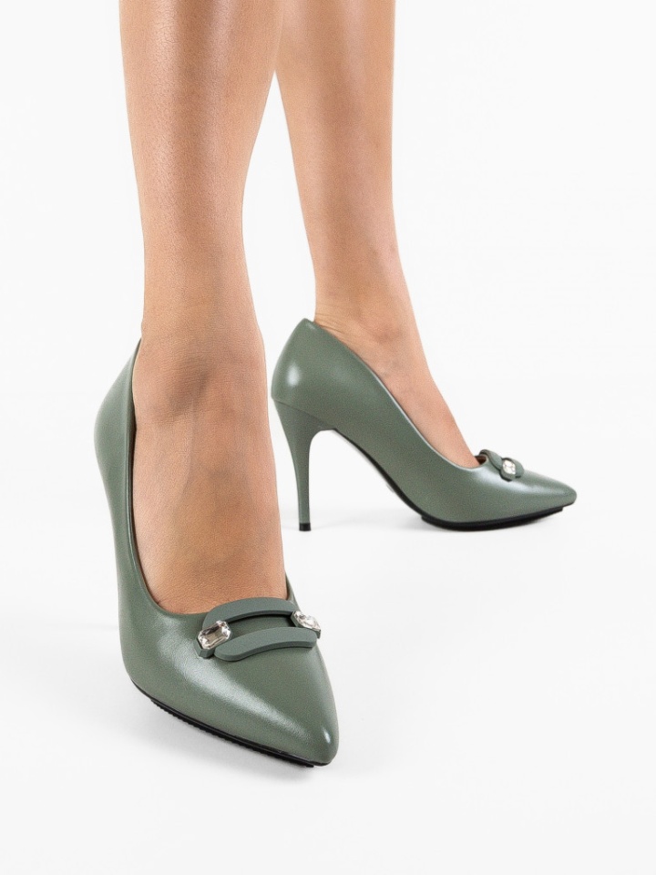 Scarpe da donna Khaki Maliro - Img 2