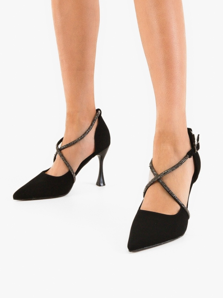 Scarpe da donna Nere Bushrano - Img 3