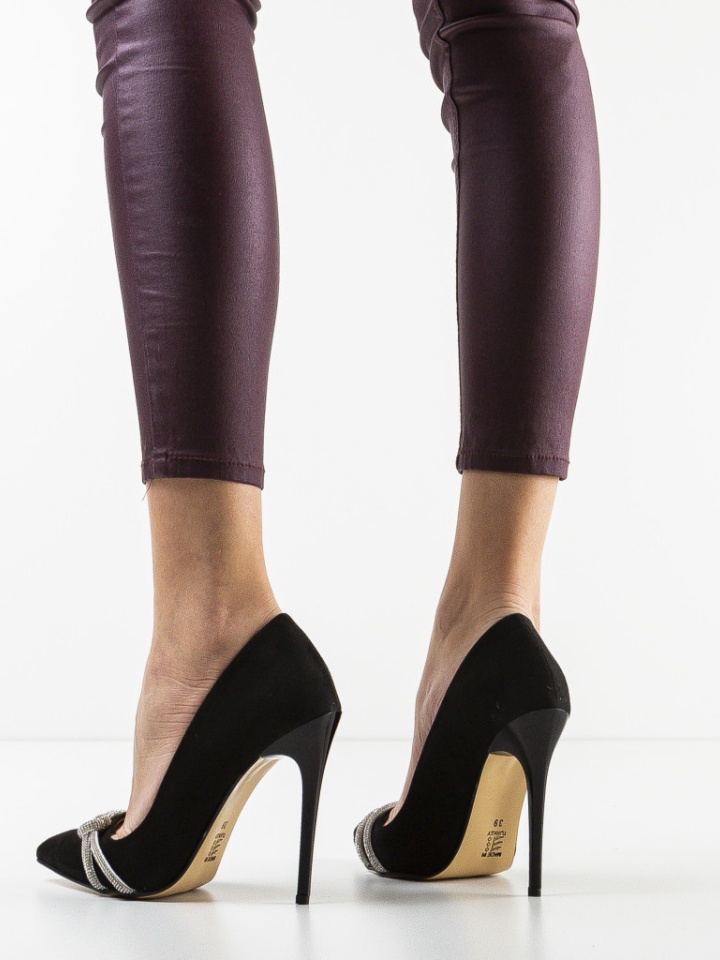 Scarpe da donna Nere Casette - Img 4