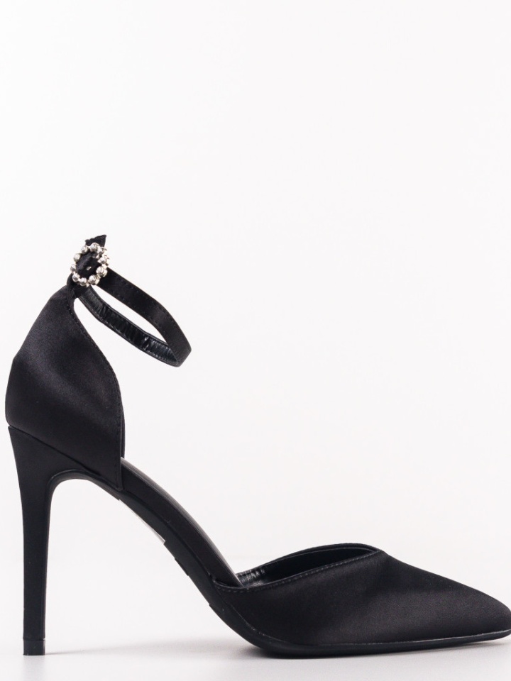 Scarpe da donna Nere Sateen - Img 5