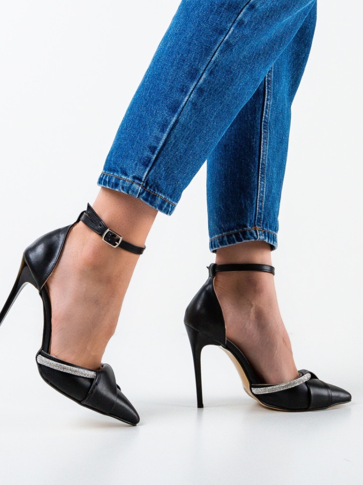 Scarpe da donna Nere Urahag 2 - Img 3