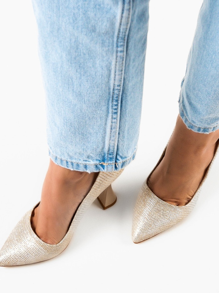 Scarpe da donna Oro Heda 2 - Img 4