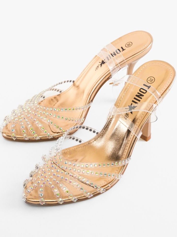 Scarpe da donna Oro Myndre - Img 5