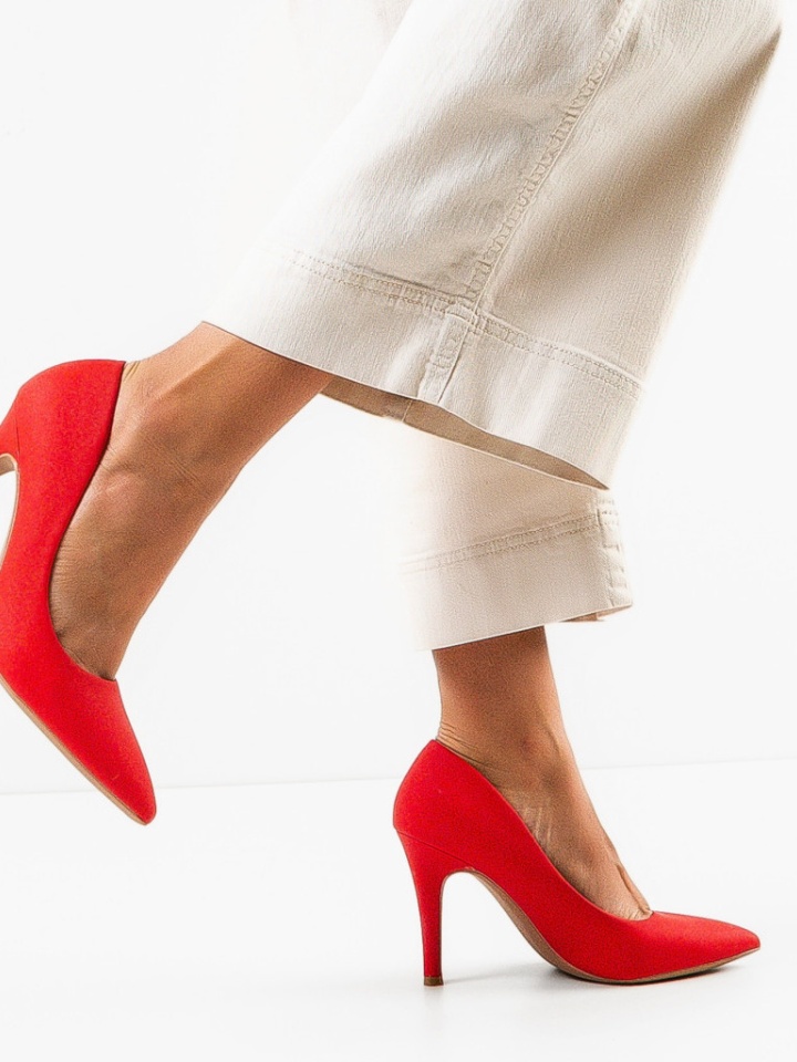 Scarpe da donna Rosse Kajon - Img 4