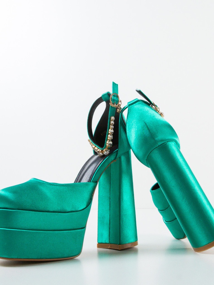 Scarpe da donna Verde Iman - Img 11