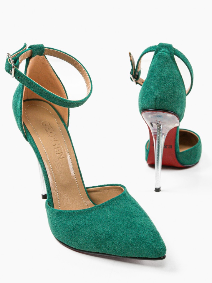 Scarpe da donna Verde Saloka - Img 12