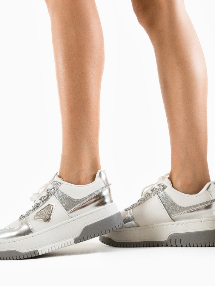 Scarpe sportive Argento Celestino - Img 3
